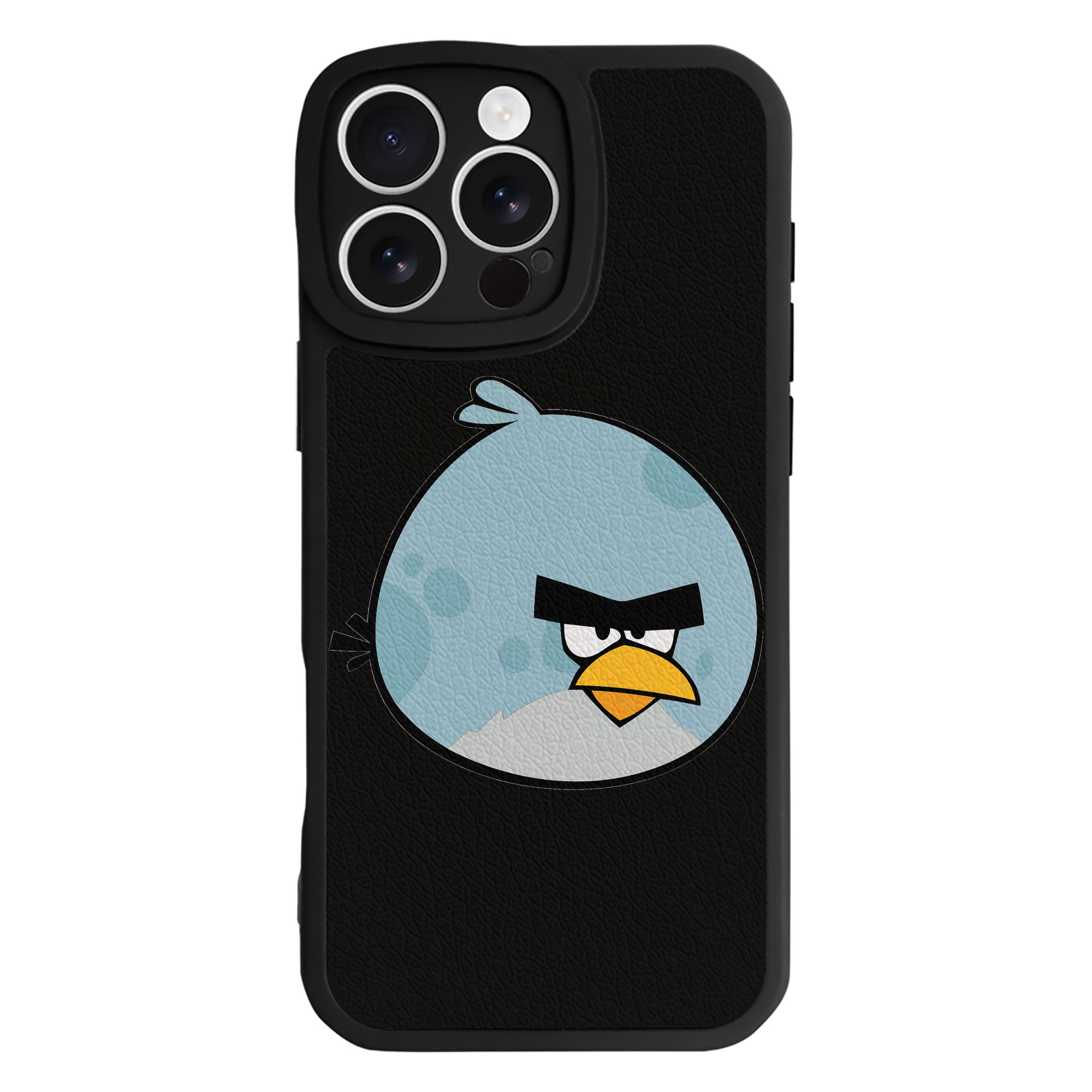 （画像用） Angry Birds アングリーバード 【iPhone 16シリーズ対応】シリコンスマホケース（レザー調） 材質：シリコン